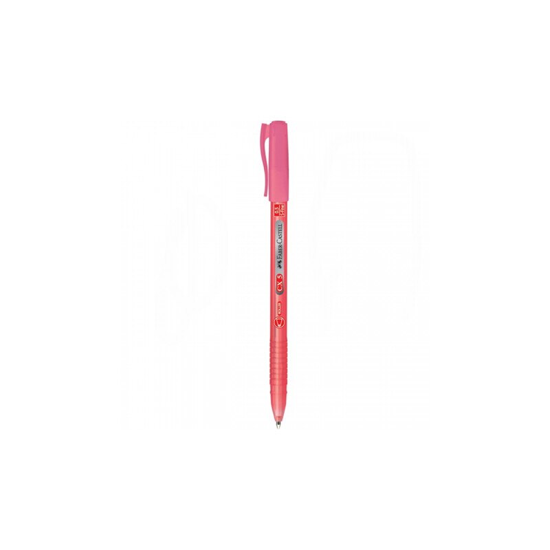 Roller Faber Castell cu gel 0.5 mm CX5 rosu
