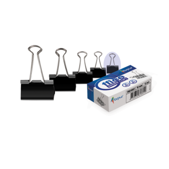 Clips metal Forpus 61601 19 mm 12/cutie Clips metal Forpus 61601 19 mm 12/cutie