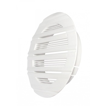 Grila ventilatie circulara, Dospel Bella 100, diametru 100 mm, material ABS, alb Grila ventilatie circulara, Dospel Bella 100, diametru 100 mm, material ABS, alb