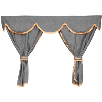 Set perdelute parbriz cabina camion universale gri 240x100 cm Set perdelute parbriz cabina camion universale gri 240x100 cm
