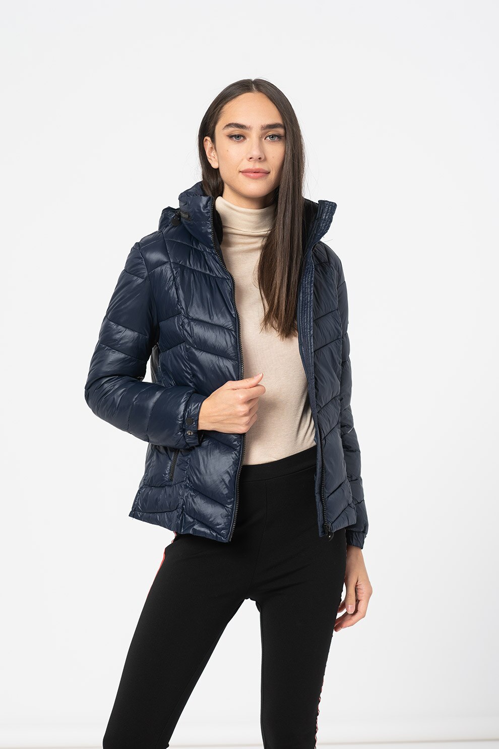 Zabaione, Geaca matlasata Yasemin, Bleumarin