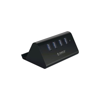 Hub USB Orico SHC-U3 V2 4 port-uri USB 3.0 negru Hub USB Orico SHC-U3 V2 4 port-uri USB 3.0 negru