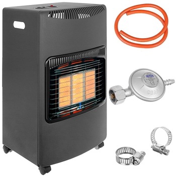Soba pe Gaz Butelie GPL cu 3 Trepte Incalzire, Putere 4200W, Portabila pe Roti, Aprindere Automata, Incalzitor Ceramic, Regulator si Furtun Gaz Soba pe Gaz Butelie GPL cu 3 Trepte Incalzire, Putere 4200W, Portabila pe Roti, Aprindere Automata, Incalzitor Ceramic, Regulator si Furtun Gaz