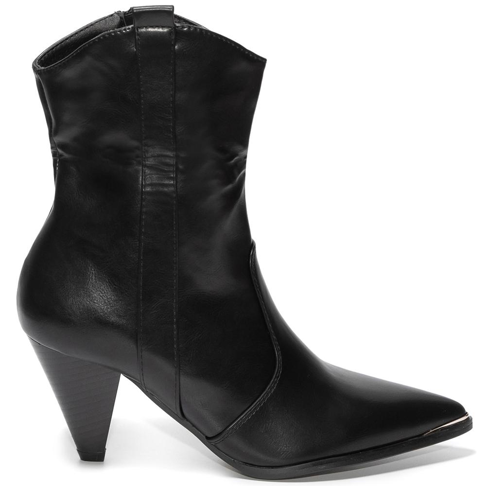 Botine dama Crisiante, Negru, Negru