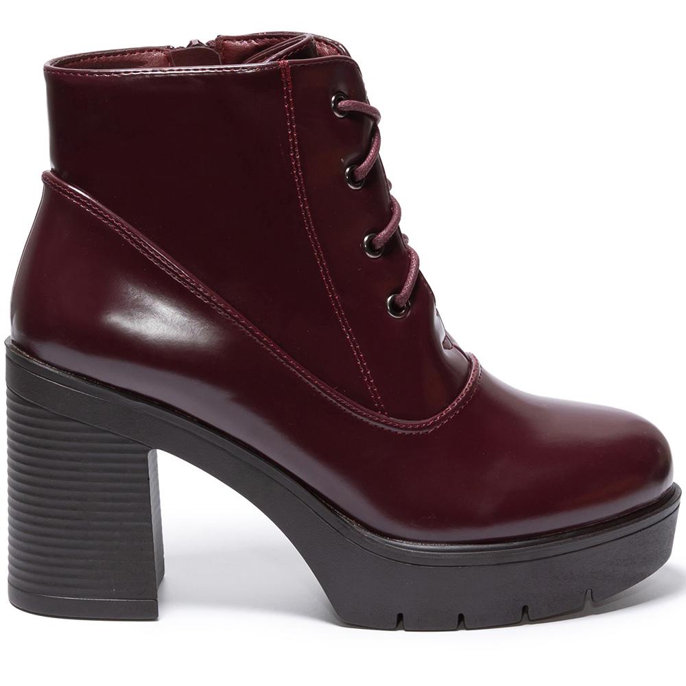 Botine dama Luigina, Visiniu, Rosu