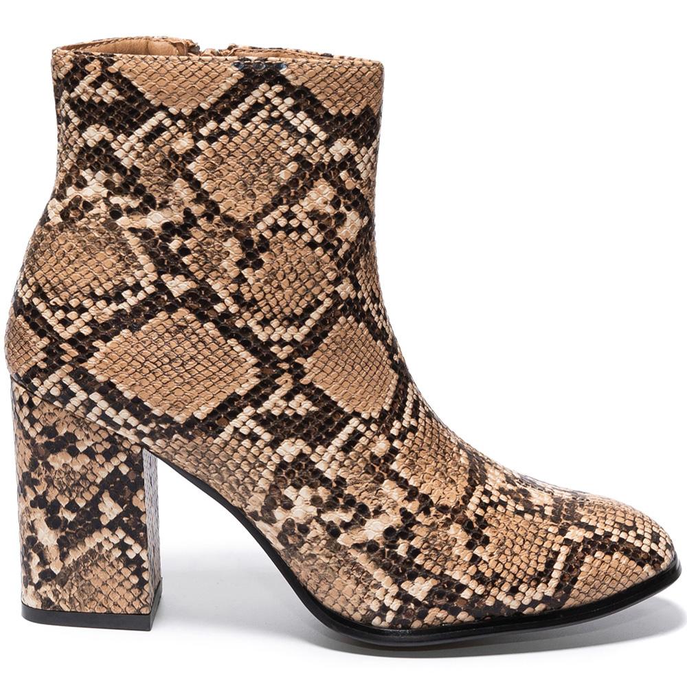 Botine dama Carlita, Bej, Bej