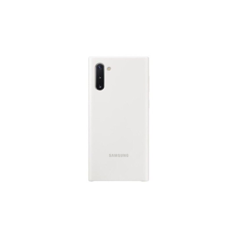 Husa din silicon pentru Samsung Galaxy Note 10, ultraslim, Alb