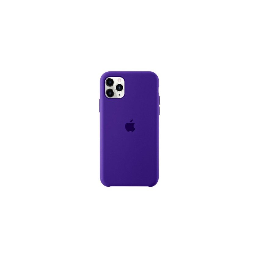Husa cu logo Apple pentru iPhone 11 Pro, silicon, Mov