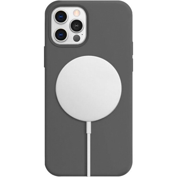 Husa silicon cu MagSafe, Viva Madrid, pentru iPhone 13 Pro Max, negru