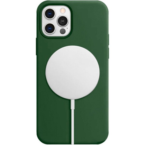 Husa silicon cu MagSafe, Viva Madrid, pentru iPhone 13 Pro Max, verde