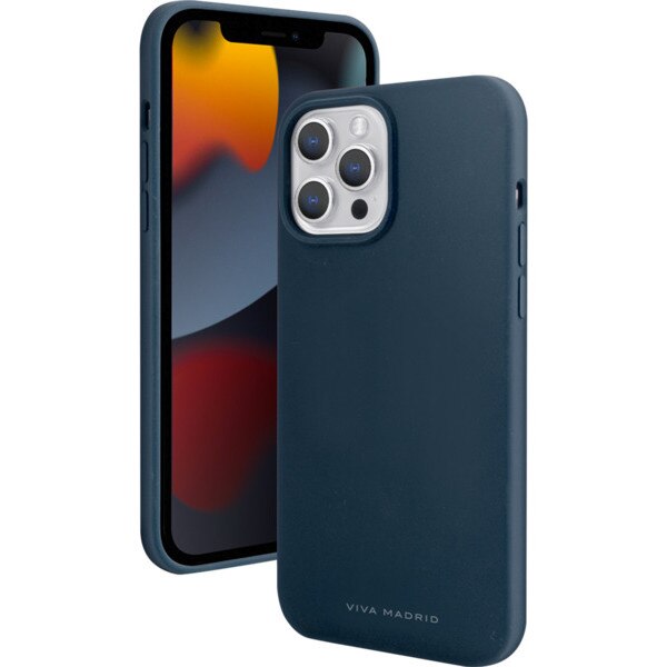 Husa silicon cu MagSafe, Viva Madrid, pentru iPhone 13 Pro, albastru