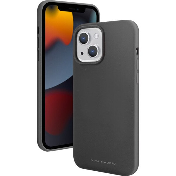 Husa silicon cu MagSafe, Viva Madrid, pentru iPhone 13, negru