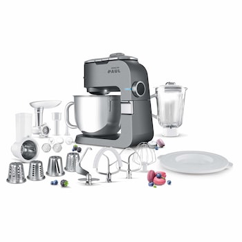 Robot de bucatarie, Sencor, 6 viteze, Bol 6 l, 1500 W, Gri