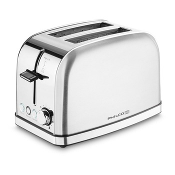 Prajitor de paine Philco PHTA 4000, 950 W, 2 felii, 7 nivele rumenire, inox Prajitor de paine Philco PHTA 4000, 950 W, 2 felii, 7 nivele rumenire, inox