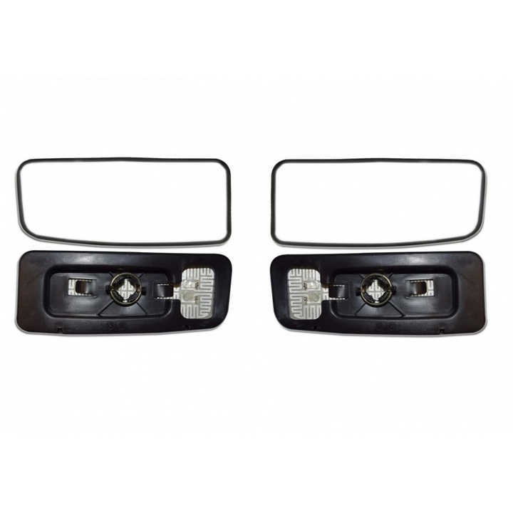 Set Sticla Pentru Oglinda Laterala, Mercedes Sprinter W906 2006 - 2018, Stanga si Dreapta, Mica Partea, Cu Incalzire