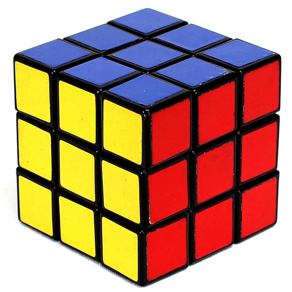 Cub Rubik Zenuk® - Speed Cubing, 3X3X3, Margini Negre, Multicolor