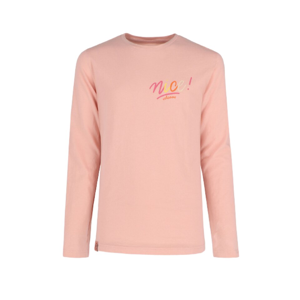 Bluza Fete, Volcano, L - Nice Junior, Bumbac, Roz, 134 - 140CM, 9 - 10 ani