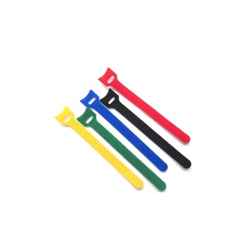 Set legaturi sistem de prindere velcro (arici) pentru organizare cabluri, 150 x 20 mm, 100 bucati, multicolor Set legaturi sistem de prindere velcro (arici) pentru organizare cabluri, 150 x 20 mm, 100 bucati, multicolor