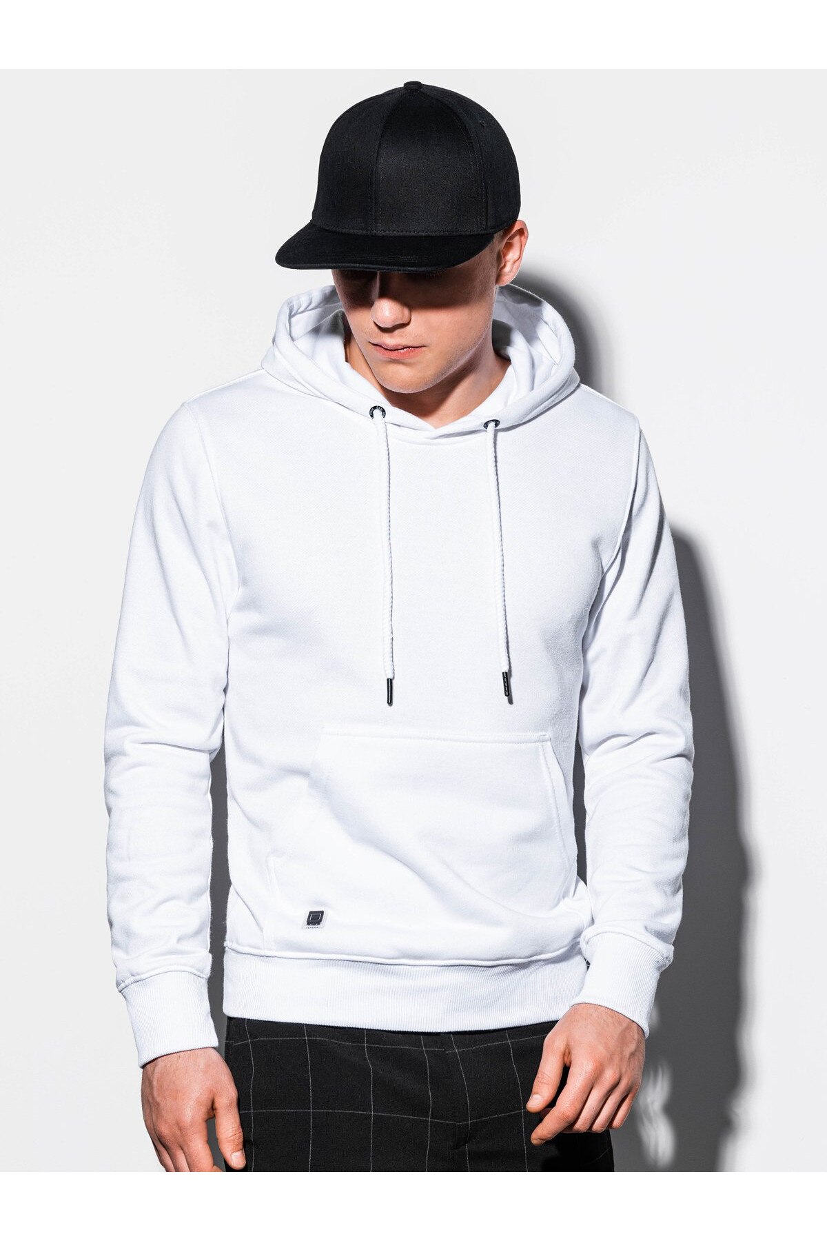 Hanorac barbati B979 - alb, Alb