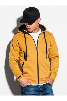 Hanorac barbati B1076 - galben, Galben, 2XL Hanorac barbati B1076 - galben, Galben, 2XL