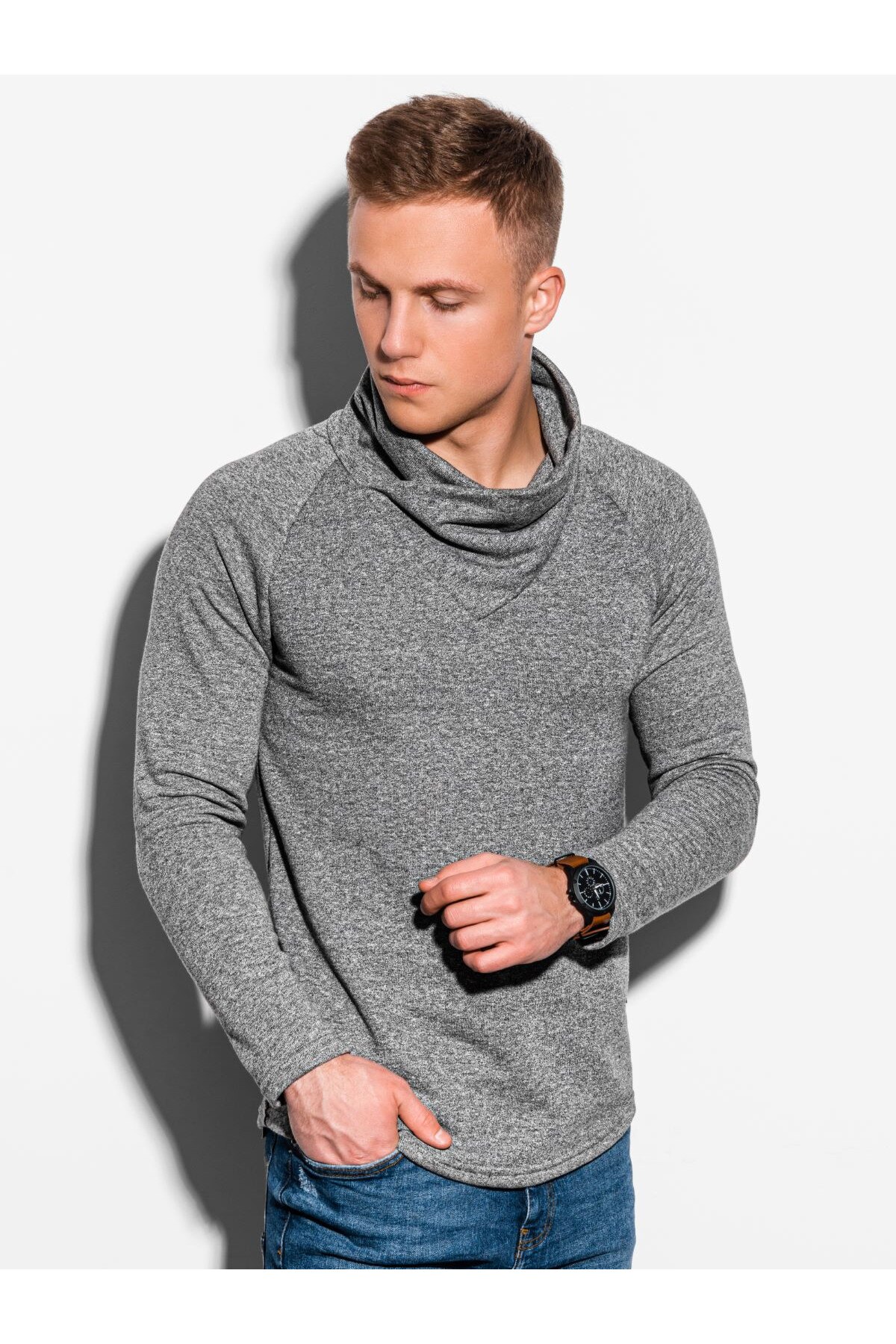 Hanorac barbati B1093 - gri, Gri