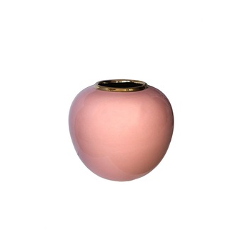 Vaza ceramica, Accent, 0113304, Roz, 20 cm Vaza ceramica, Accent, 0113304, Roz, 20 cm