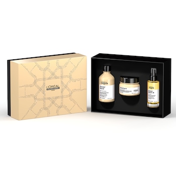 Set cadou pentru ingrijirea parului deteriorat L'Oréal Professionnel Serie Expert ABSOLUT REPAIR: Sampon, 300 ml + Masca, 250 ml + Ulei leave-in, 90 ml Set cadou pentru ingrijirea parului deteriorat L'Oréal Professionnel Serie Expert ABSOLUT REPAIR: Sampon, 300 ml + Masca, 250 ml + Ulei leave-in, 90 ml