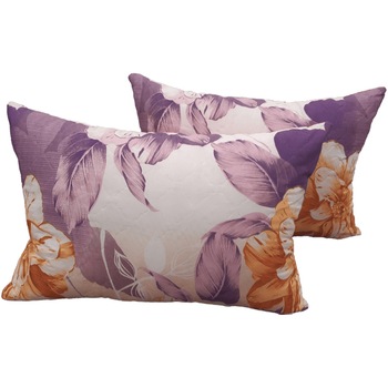 Set 2 perne matlasate Ultrasleep Purple Flowers Somnart, 50x70 cm, microfibra Set 2 perne matlasate Ultrasleep Purple Flowers Somnart, 50x70 cm, microfibra