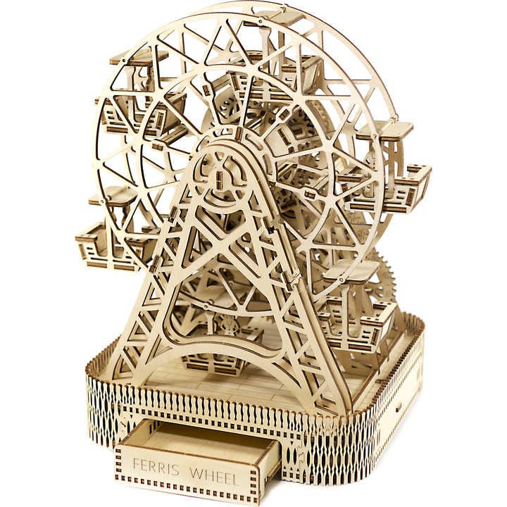 Механичен 3D пъзел Wooden City - Въртележка