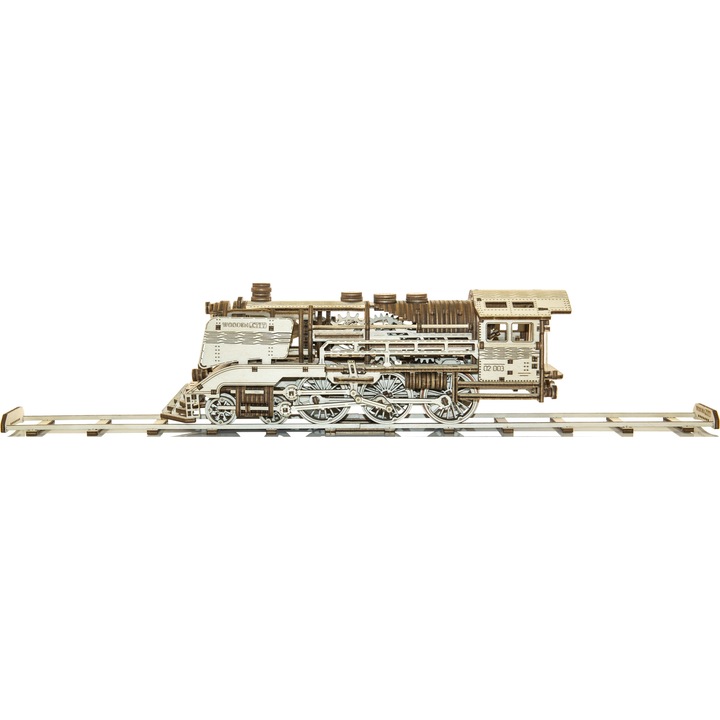 Wooden City mechanikus 3D puzzle - Express vonat magával