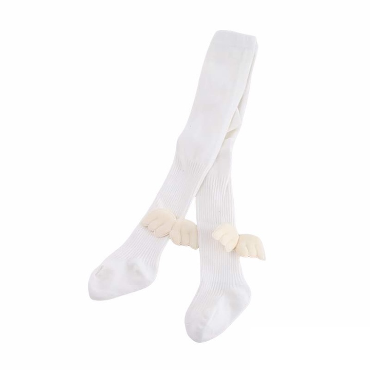 Dres cu aripioare, fetite, drool, Alb