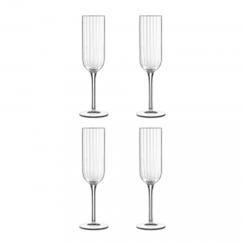 Set 4 pahare sampanie LUIGI Bormioli colectia BACH FLUTE 210ml