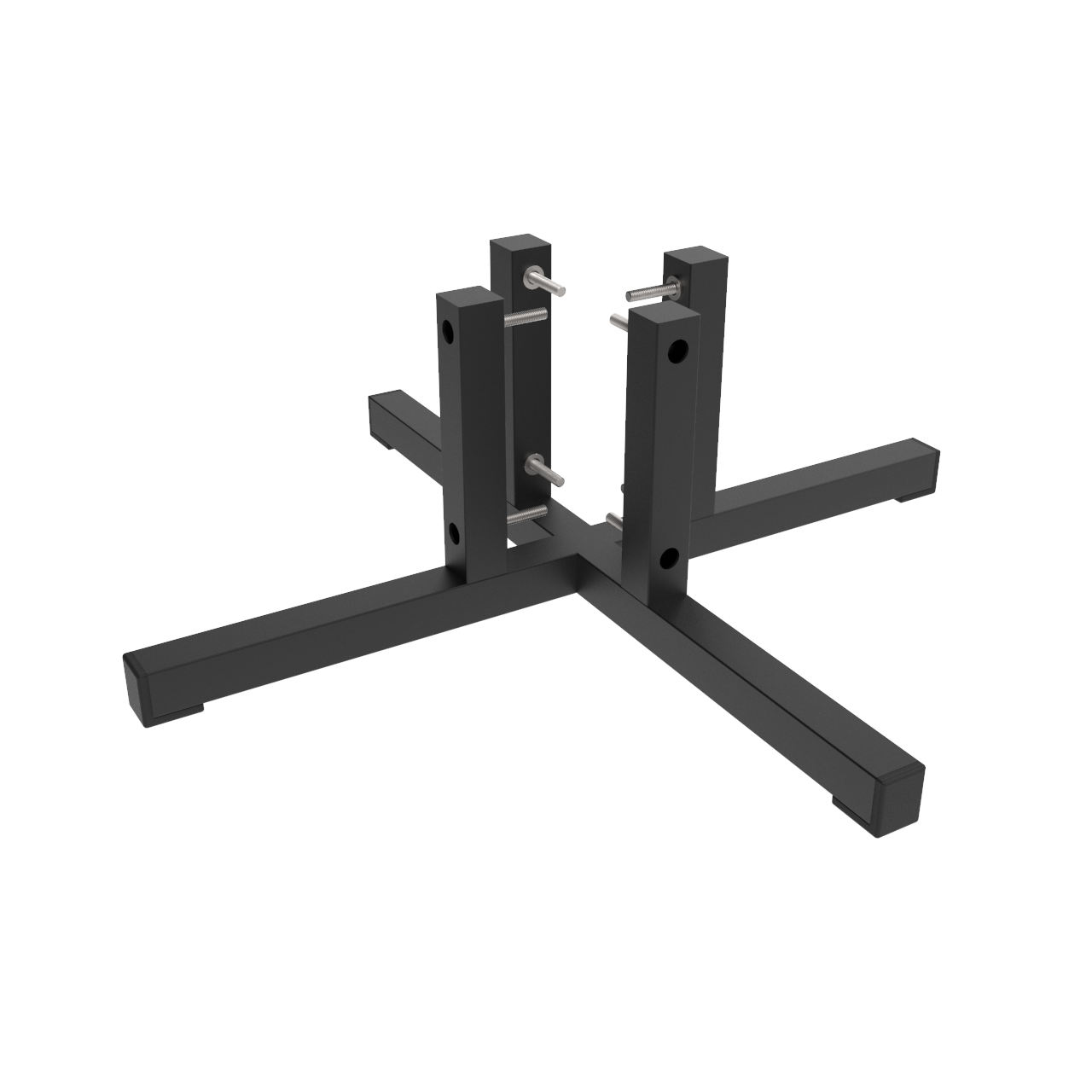 Suport Brad Negru Metal Diametru Reglabil 100mm-45mm, Reglare Perpendicularitate