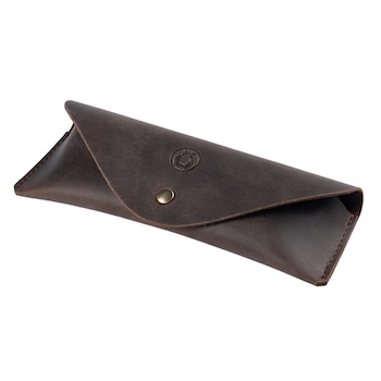 Etui/toc ochelari din piele naturala maro, Unika Etui/toc ochelari din piele naturala maro, Unika