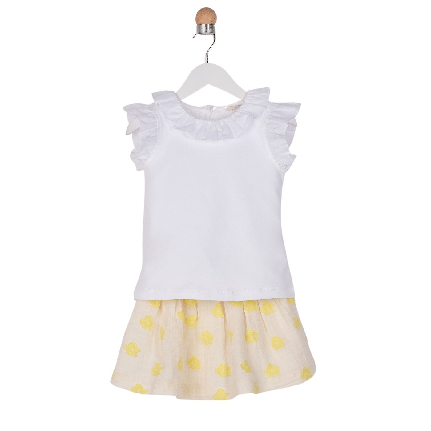 Set 2 piese pentru fete, culoare galbena, colectia Daisy 3672