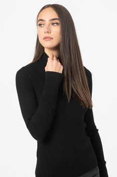 Diesel, Pulover striat din lana Kimberly, Negru, M Diesel, Pulover striat din lana Kimberly, Negru, M