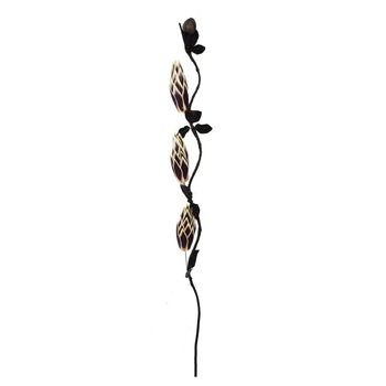 Set 5 plante artificiale din plastic si lemn, Naimeed D3036, culoare Mov, 160 x 12 cm