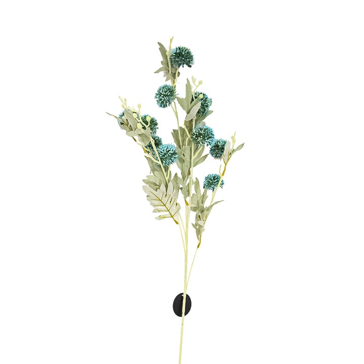 Planta artificiala cu 10 fire, Naimeed D3111, culoare Albastru, 82 x 30 cm