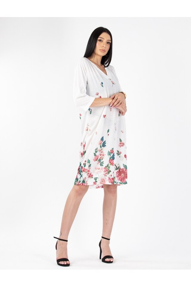 Rochie Dama Burton Alb