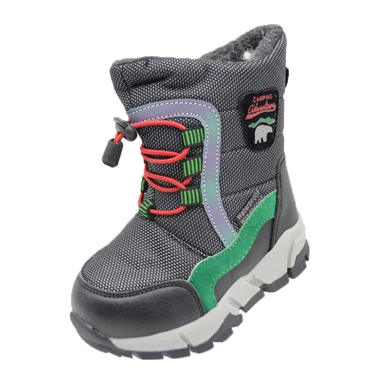 Cizme imblanite pentru baieti Tom Miki C-T5838-D-26, Negru 64723