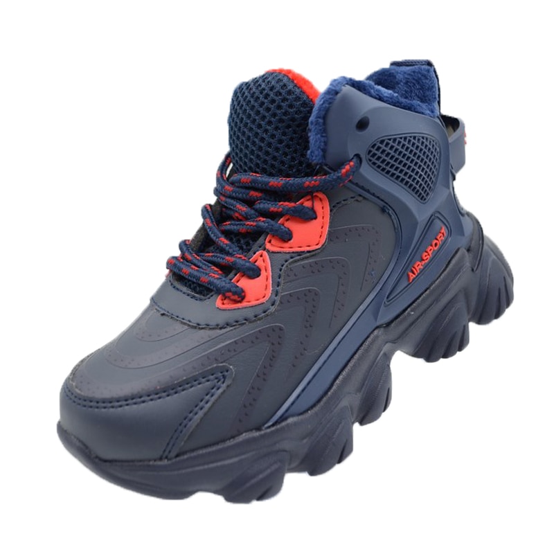 Ghete imblanite pentru baieti Tom Miki C-T9676-B-35, Bleumarin 64715