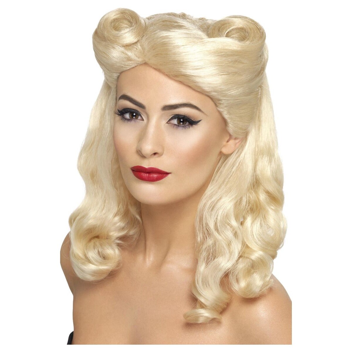 Peruca blonda anii 40 ondulata