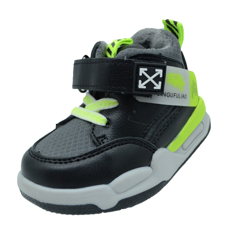 Ghete imblanite pentru baieti Tom Miki C-T9399-A-19, Negru 64839