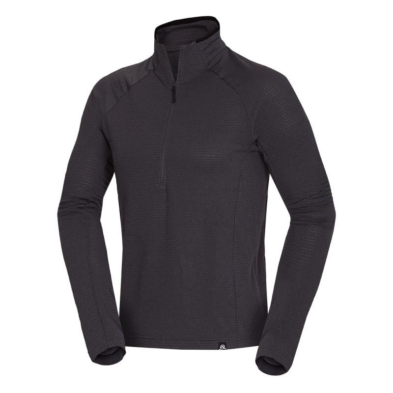 Bluza barbati halfzip NORTHFINDER Javornik MI-3740PRO, Negru