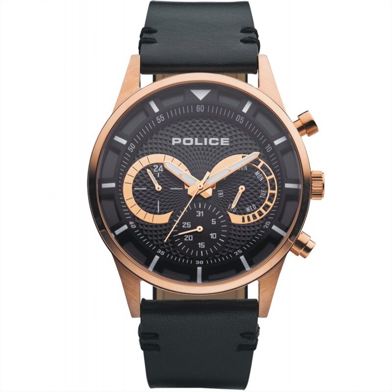 Ceas Police barbatesc PEWJF2110901, carcasa Rose Gold, inox, 45mm