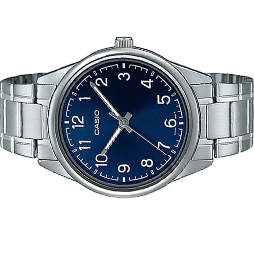 CASIO MTP-V005D-2B4UDF OROLOGIO UOMO ACCIAIO BLU 40mm NUMERI ARABI SOTTOCOSTO