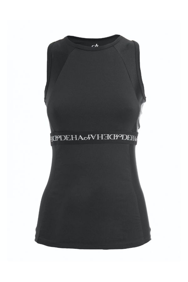 Top femei Deha, Bumbac organic, negru