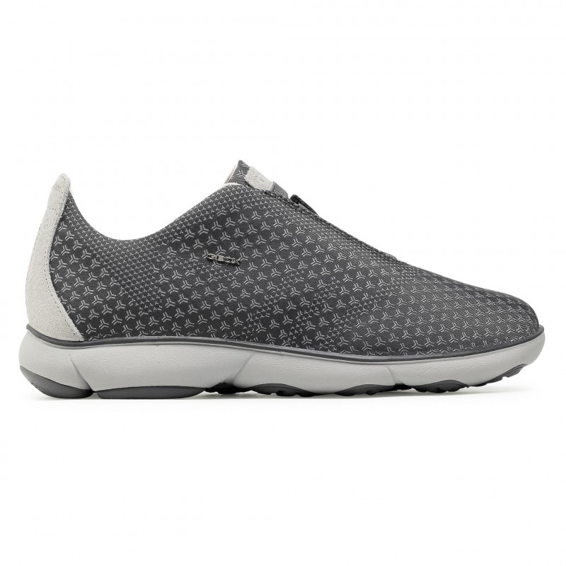 Pantofi sport barbati, Geox U Nebula, textil, elastic, gri, 39 EU