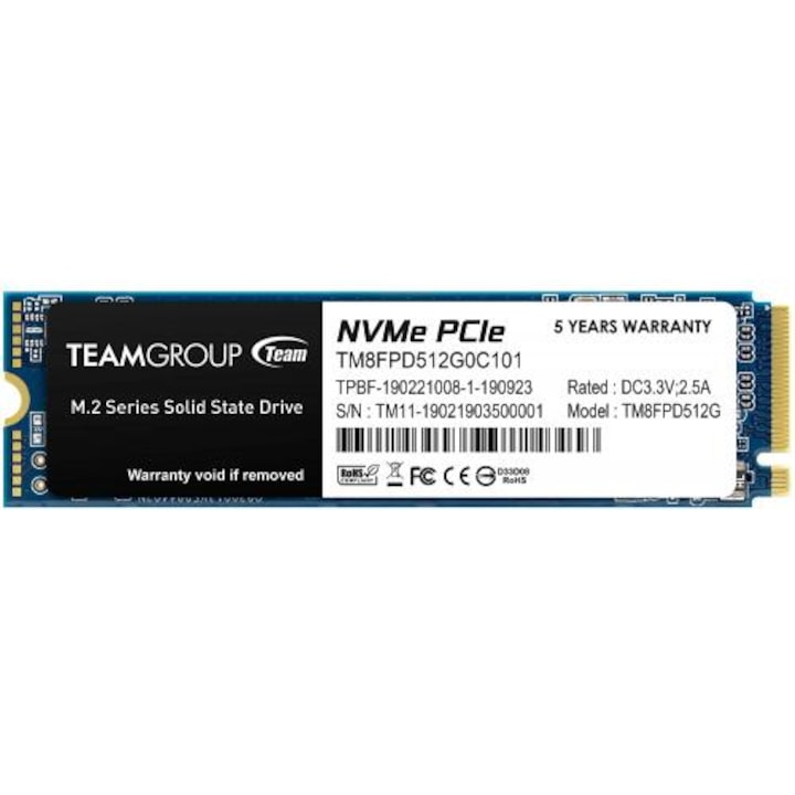 TeamGroup MP33 PRO 1TB SSD, PCIe Gen3 x4, M.2