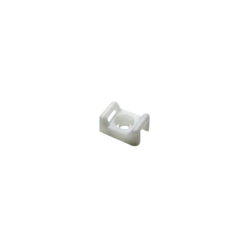Set 100 buc PVK-1 suport plastic prindere coliere ALB, 15x10x7 mm